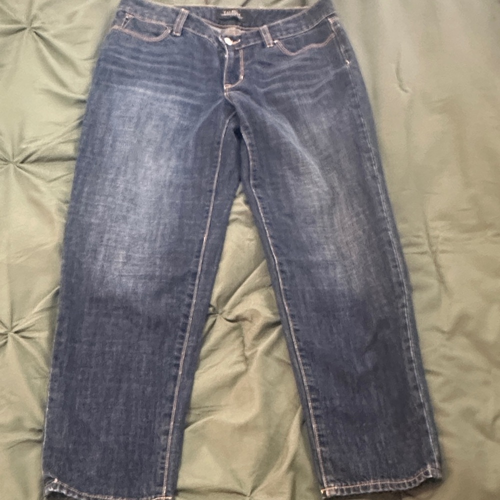Talbots Blue Boyfriend Jeans